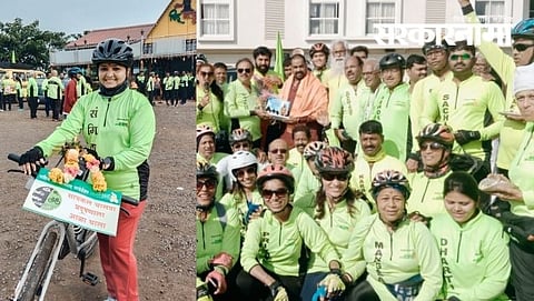 Sangita Gaikwad & Cyclists