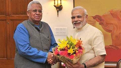 Tathagat Roy and Narendra Modi