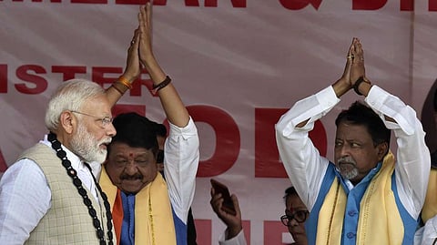 Narendra Modi and Mukul Roy