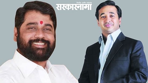 Eknath Shinde, Nitesh Rane