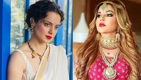 Kangana Ranaut and Rakhi Sawant