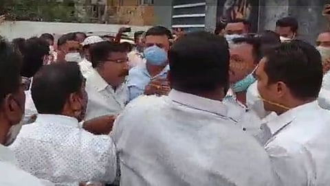 Controversy among Kale-Kolhe supporters over water issue