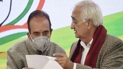 Salman Khurshid and Ghulam Nabi Azad