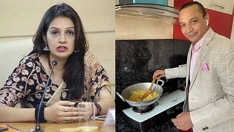 Priyanka Chaturvedi and IAS Raj Shekhar