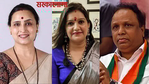 Chitra wagh-ashish shelar-priyanka chaturvedi