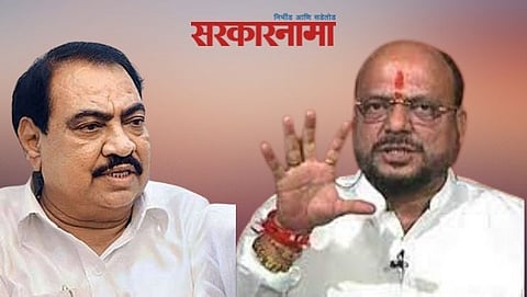 NCP leader Eknath Khadse & Shivsena leader Gulabrao Patil