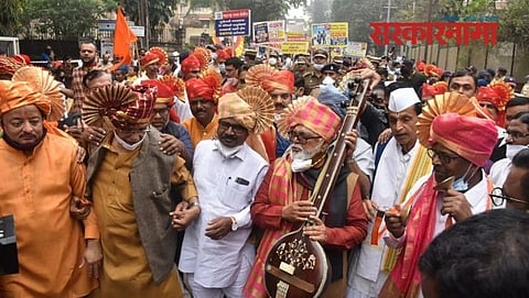 Chhagan Bhujbal, Narhari Zirwal at Granthdindi