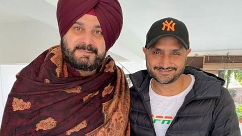 Navjot Singh Sidhu and Harbhajan Singh