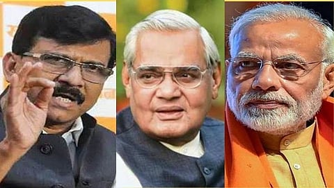 Sanjay Raut, Atal Bihari Vajpayee, Narendra Modi