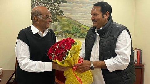 Sharad Pawar and UdayanRaje
