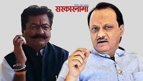 MLA Sandeep Dhurve and Ajit Pawar