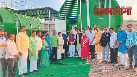 Centre Minister Dr Bhagwat Karad in programme 