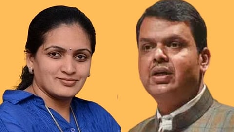 Rupali Thombre Patil, Devendra Fadanvis