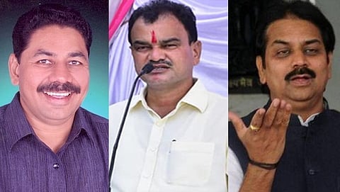 Appasaheb Jagdale, Dattatray Bharne, Harshvardhan Patil