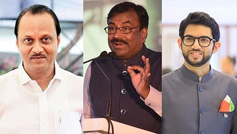 Ajit Pawar-Sudhir Mungantiwar-Aditya Thackeray