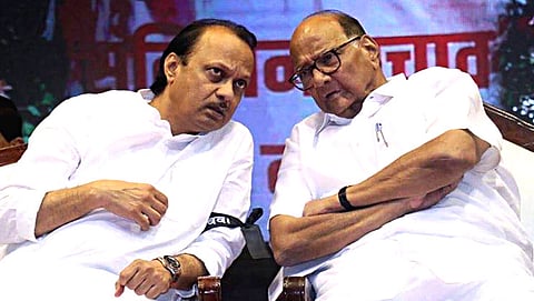 Ajit Pawar, Sharad Pawar