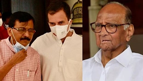 Sanjay Raut, Rahul Gandhi, Sharad Pawar