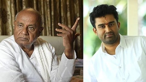 HD Deve Gowda and Suraj Revanna
