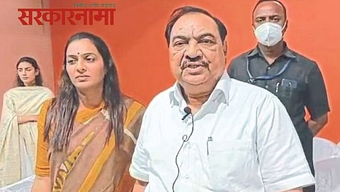 Eknath Khadse & Rohini Khadse
