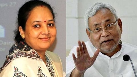 Nikki Hembram and Nitish Kumar