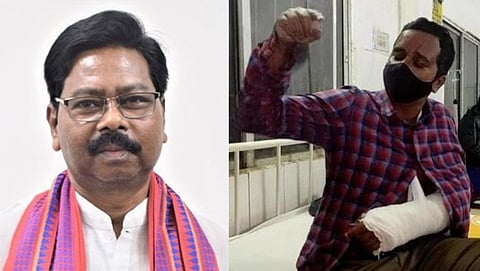 Bishweswar Tudu assaults government officials