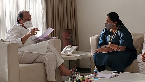 Ajit Pawar, Rupali Patil