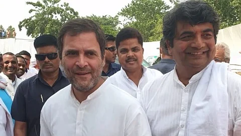 Rahul Gandhi with R.P.N.Singh