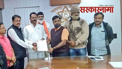 Bjp delegation at sarkarwada police