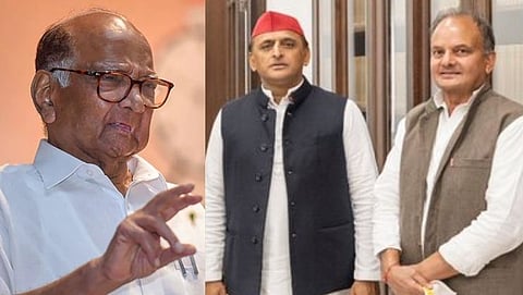 Sharad Pawar, Akhilesh Yadav, K. K. Sharma