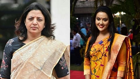 Manisha Kayande and Amruta Fadanvis