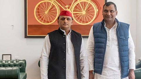 Akhilesh Yadav and Radha Krishna Sharma