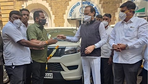 MLA Sunil Bhusara with Deputy CM Ajit Pawar