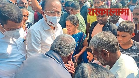 Dr Subhash Bhamre on Accident spot