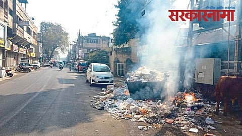 Garbage In Dhule city