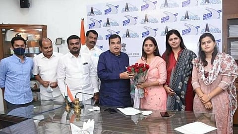 Nitin Gadkari, Pankaja Munde, Pritam Munde