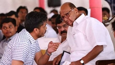 Rohit Pawar, Sharad Pawar