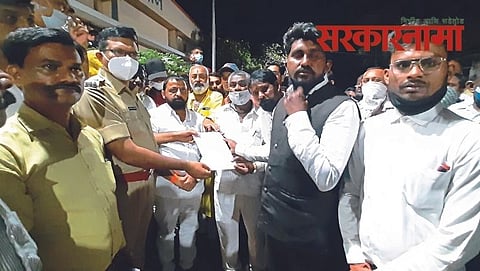 File photo of sakri death case agitation