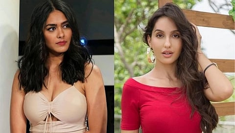 Mrunal Thakur and Nora Fatehi 