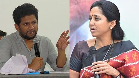 Sujay Vikhe Patil, Supriya Sule