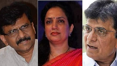 Sanjay Raut, Rashm,i Thackeray,Kirit Somaiya