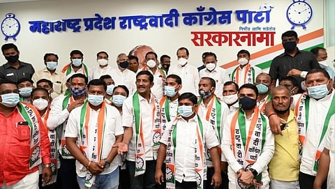 Sanjay Jadhav and his associates joined NCP