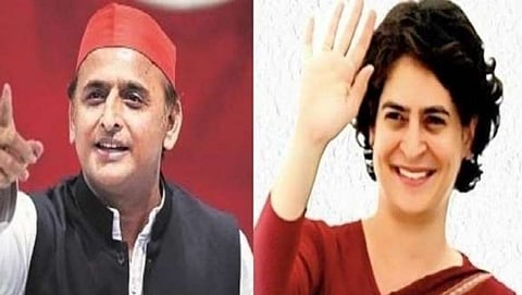 Akhiesh Yadav, Priyanka Gandhi
