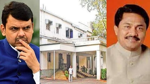 फडणवीसांच्या बंगल्याबाहेर कॉग्रेसचे आंदोलन ; भाजप कार्यकर्ते ताब्यात