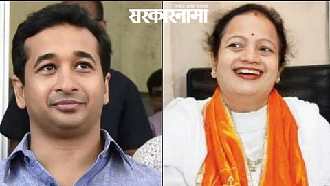 nitesh Rane, Kishori Pednekar