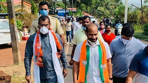 Sadabhau Khot in goa election campaign