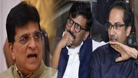 हातात चप्पल घेऊन किरीट सोमय्या राऊतांना म्हणाले..