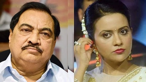 Eknathrao Khadse, Amruta Fadnavis