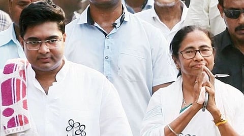Abhishek Banerjee and Mamata Banerjee