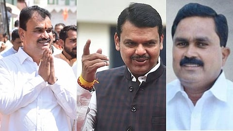 Dattatray Bharane-Devendra Fadnavis-Yashwant Mane
