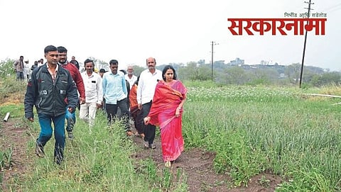 Ashwinee Patil visited farms.